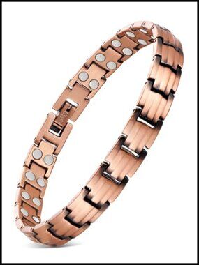 2X Strength Magnetic Copper Bracelet, Adjustable